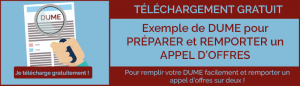 Obtenir un exemple de DUME