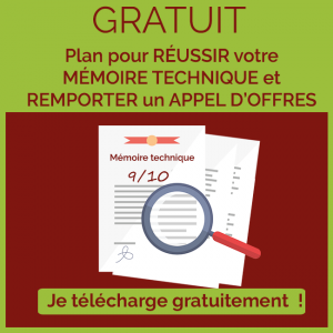 Votre plan de mémoire technique à personnaliser